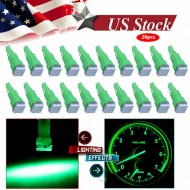 20X T5 0.5W Green Led 1-5050SMD Dashboard Dash Gauge Instrument Panel Light 2721