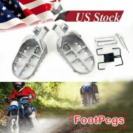 Wide Foot Pegs Footrests For Yamaha PW50 PW80 TW200 Honda XR/CRF Pit Dirt Bike