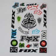 Fox Racing Sticker Pack / Sheet / Kit Decals