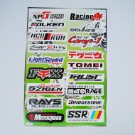 Racing Sticker Pack / Sheet / Kit Decals