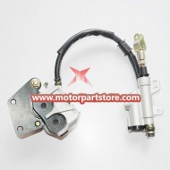 The rear disc brake assy for the 50cc to 110cc