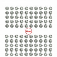 50X Exhaust Heat Shield Clips Nut Washers For Vw Transporter T4 T5 Golf Polo