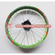 1.60 x 17 front alloy rim with hub