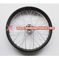 1.85 x 19 front alloy rim with hub