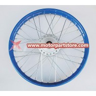 1.60 x 17 front steel rim with hub