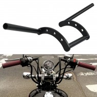 MOTORCYCLE 7/8''BLACK HANDLEBARS Z BAR DRAG BARS FOR YAMAHA SUZUKI HONDA XL883