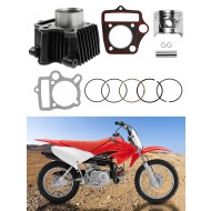 For Honda CT70 CRF70 ATC70 XR70 TRX70 Top End Rebuild Kit Cylinder Head Piston