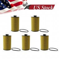 5x Engine Oil Filter For Chevrolet Buick GMC Pontiac Suzuki 55594651 HU612/2X