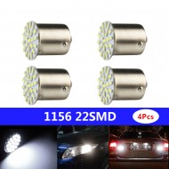 4X 1156 BA15S P21W 1129 Car White 22 1206 SMD LED Tail Signal Light Lamp Bulb