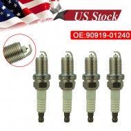 4 PCS Iridium Spark Plugs 90919-01240 SK16R11 For Corolla Matrix Scion