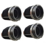 4x Oval Air Filter POD Filters For Honda CB 750 CB750 C F K 1979 1980 81 82 54mm