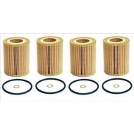 4 Pack For BMW Oil Filter  MANN HU 925/4 X Engine Oil Filter HU9254x
