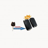 Buy Modified Flip Remote Key Shell 2 Button (HU43) for Opel