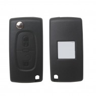 Remote Key 2 Button 433MHZ HU83( with groove) for Citroen