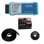 VXDIAG VCX NANO for TOYOTA TIS Techstream V10.30.029 WIFI version Compatible with SAE J2534