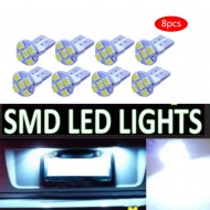 8 X White Led License Plate Tag Light Bulbs #Z1
