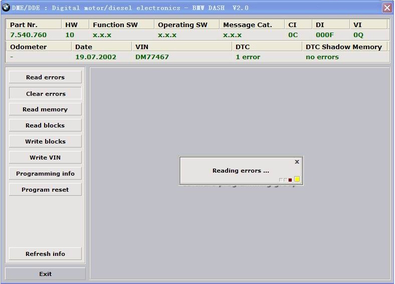 bmw dash v2.0 software display